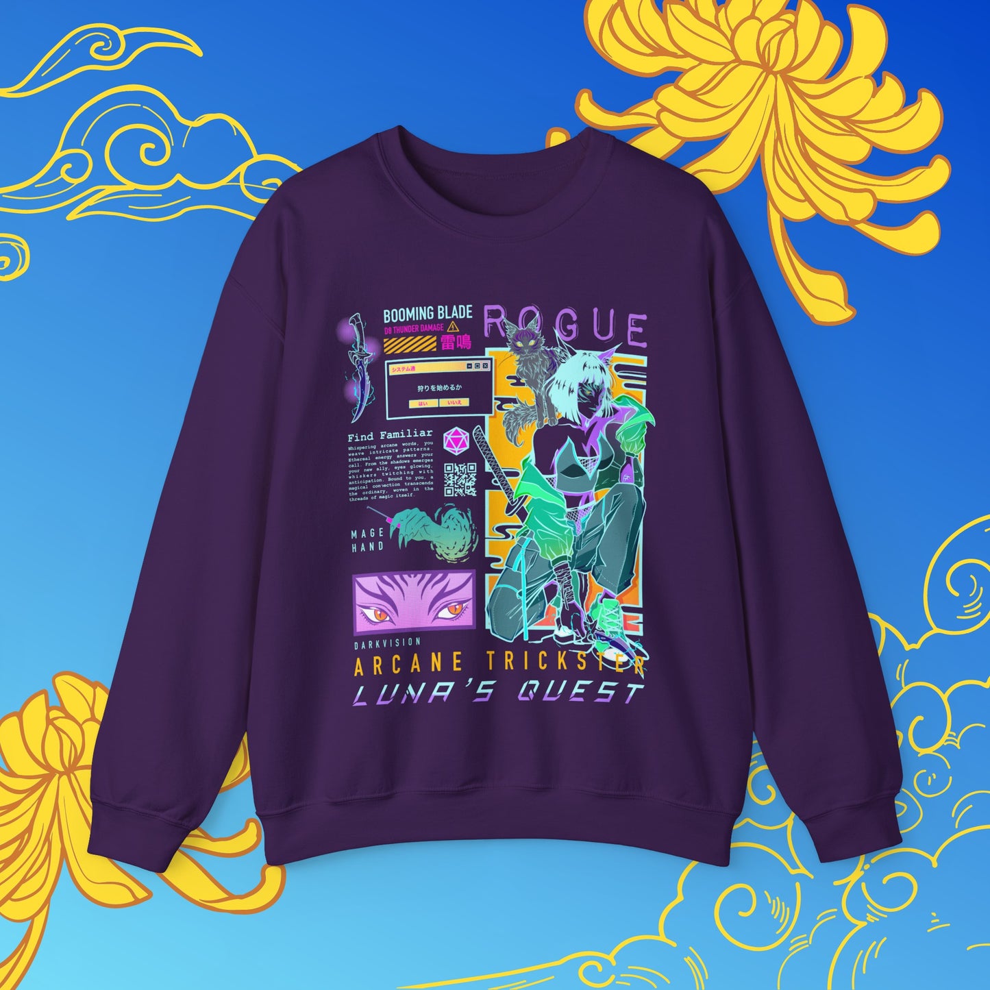 Arcane Trickster - Rogue Crewneck Sweatshirt