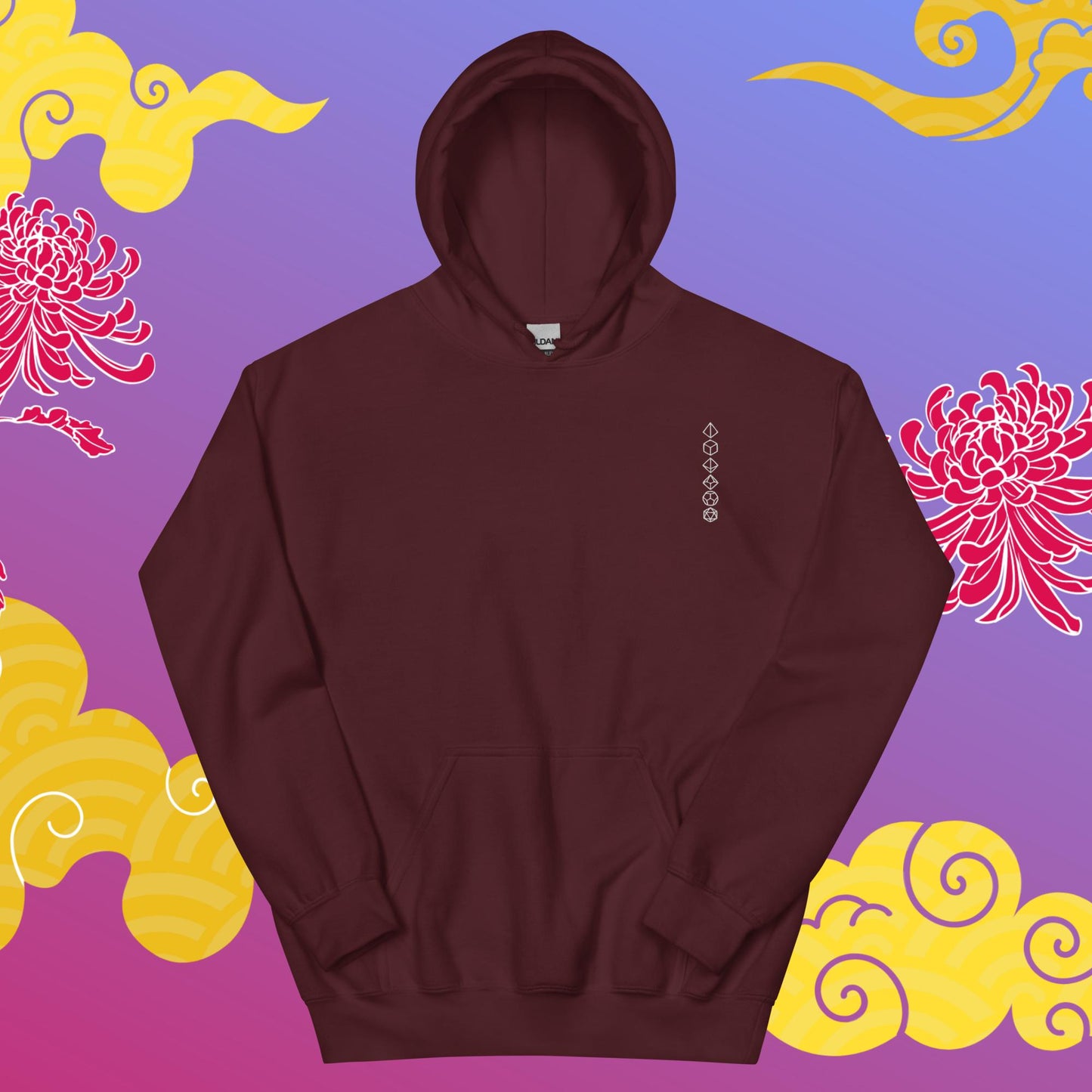 Arcane Trickster-Rogue Embroidered Hoodie Dark Variant