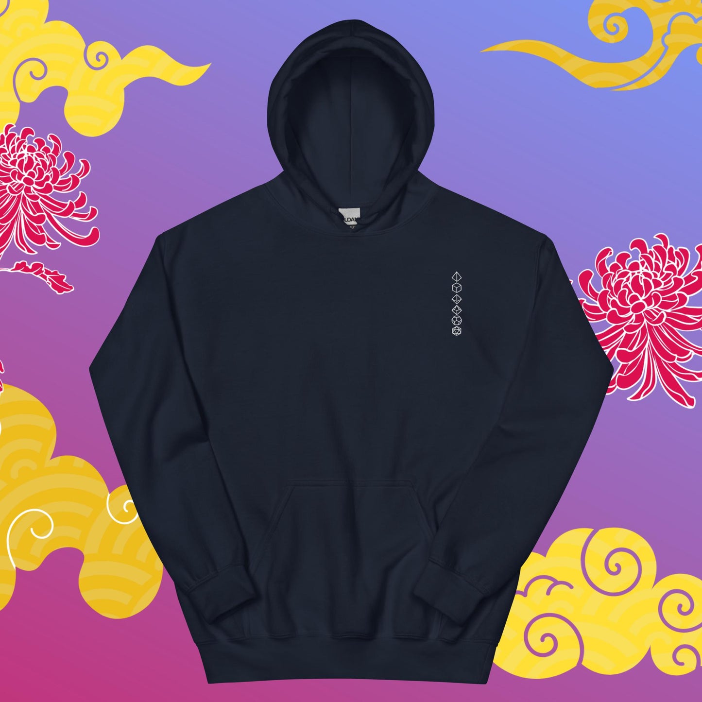 Arcane Trickster-Rogue Embroidered Hoodie Dark Variant